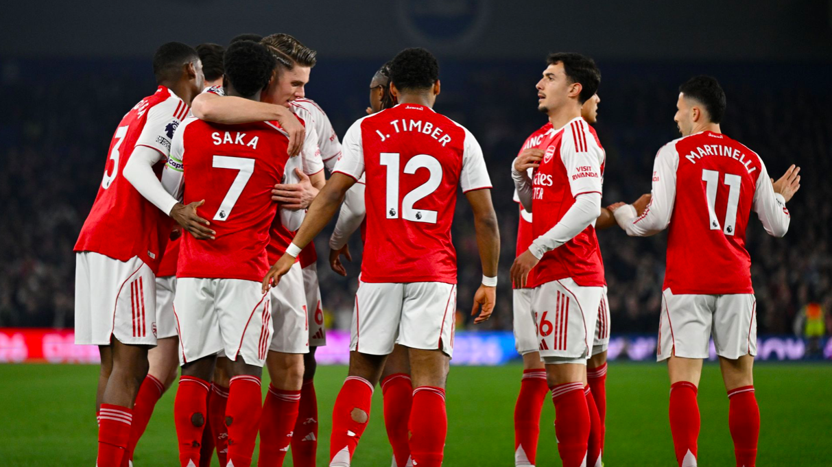 华体会体育官网app-各项赛事10场不败!阿森纳1-0布莱顿甩开曼城7分 萨卡一剑封喉